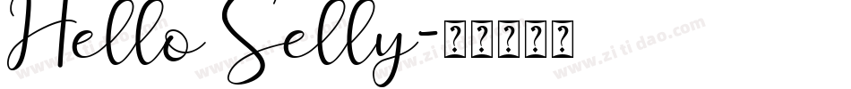 Hello Selly字体转换